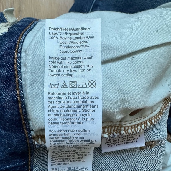 Madewell Curvy High Rise Skinny Jeans Wendover Wash Blue Denim - Size 27 - Picture 13 of 16